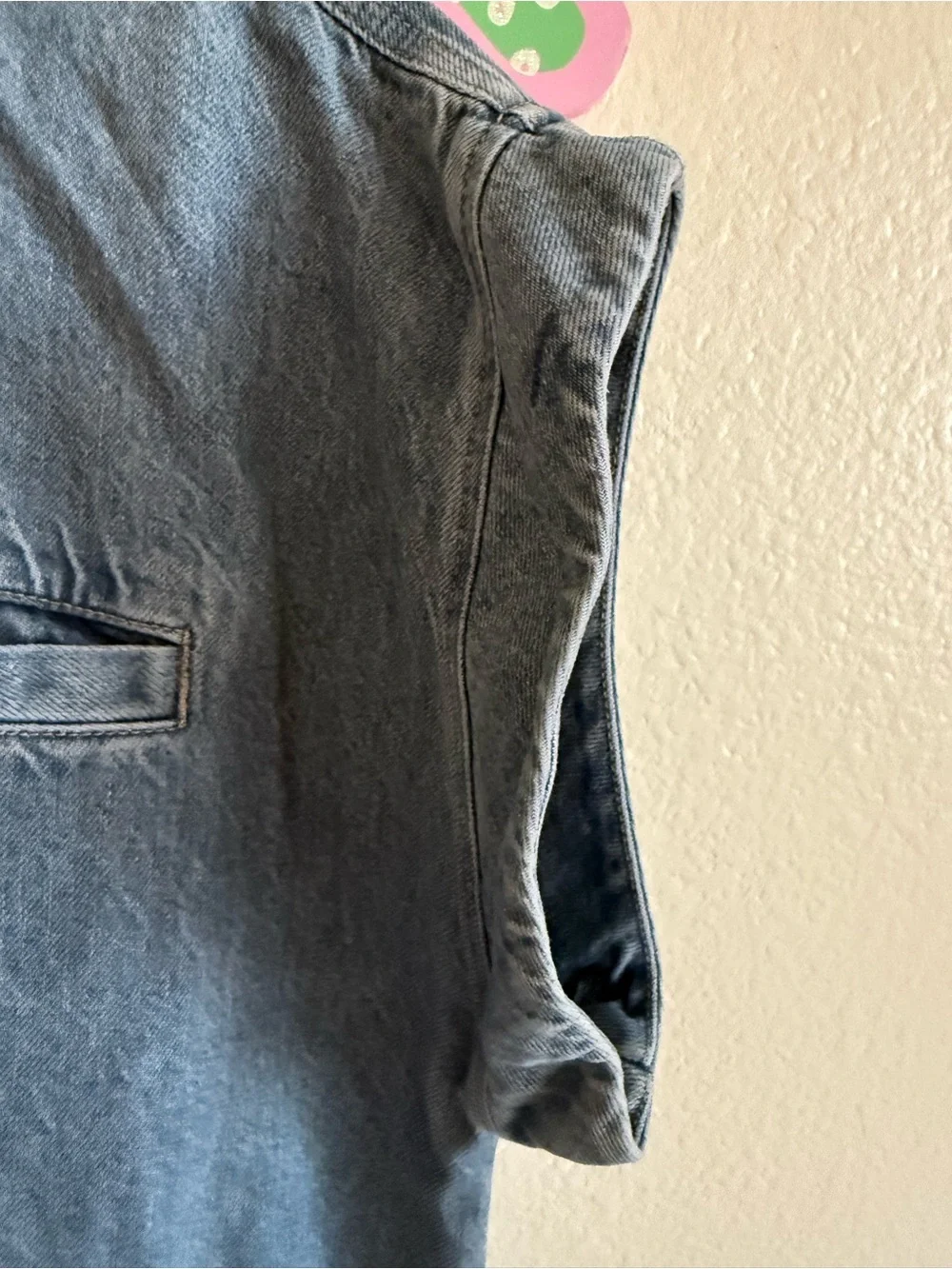 NWT Banana Republic Blue Denim Jumpsuit Size XL Tall